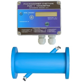 Расходомер жидкости ультразвуковой взрывобезопасный РУС-1-Exib-20 Расходомеры